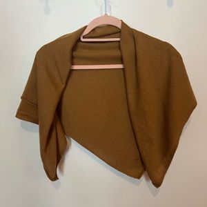 Camel cashmere wrap